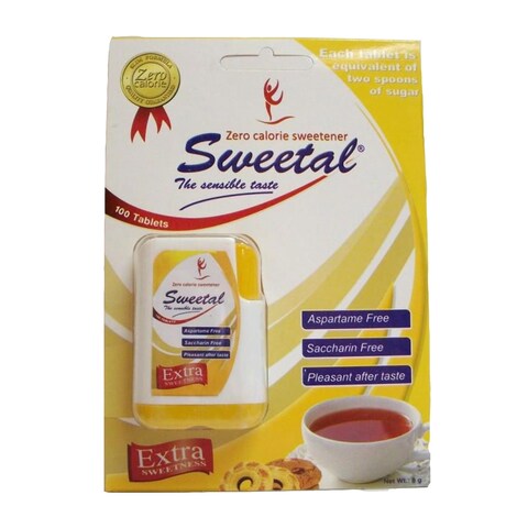 Buy Sweetal Diet Sugar - 100 Count in Egypt