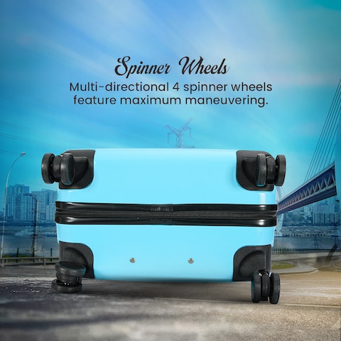 STARLIFE 4 Piece ABS Hard side Trolley Luggage Set Spinner Wheels with Number Lock 20/24/28/32 Inch