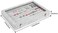 Generic Clear Lid 7 Slots Jewelry Rings Earrings Tray Showcase Display Storage