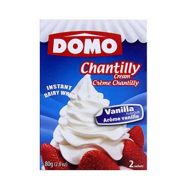 Domo Chantilly Cream Vanilla 80GR