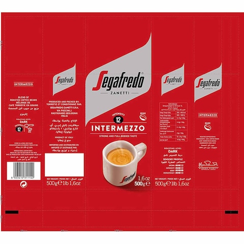 Segafredo Intermezzo Espresso Coffee - 500 gram