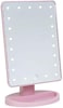 Generic Makeup Mirror With LED Lights Pink 14X8X5Inch
