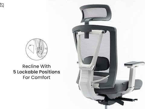Navodesk Halo Chair Premium Ergonomic Gaming &amp; Office Chair With Multi Adjustable Features, Light Grey