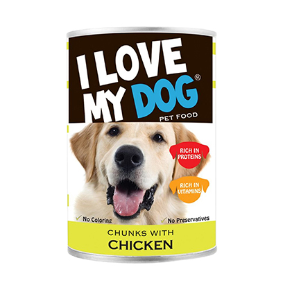 I Love My Dog Chicken 400GR