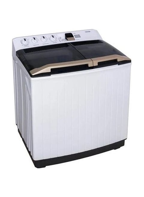 Toshiba Twin Tub Washer, 12kg, VH-K130WBB, White/Black (Installation Not Included)