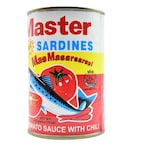 Buy Master Sardines In Tomato Sauce With Chili 425g in Kuwait