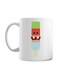 muGGyz Printed Ceramic Coffee Mug White 11Ounce