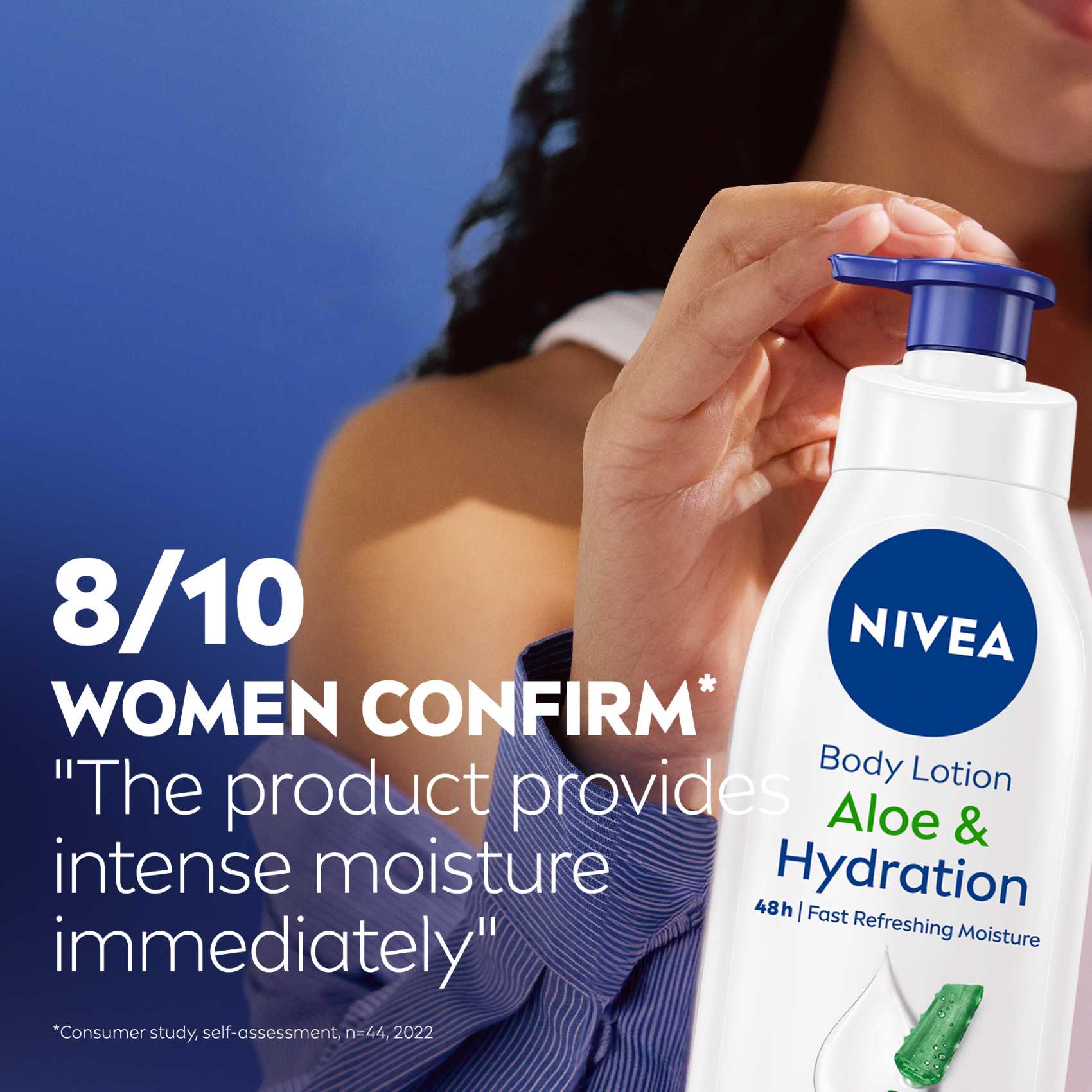 NIVEA Body Lotion Hydration Aloe Vera Normal to Dry Skin 400ml