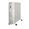 Dots 13 Fins Oil Heater With Fan 2500W White