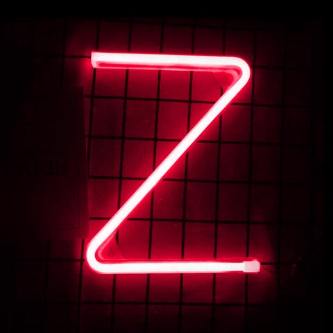 LED Neon Flex Letter Light Z 30x25cm