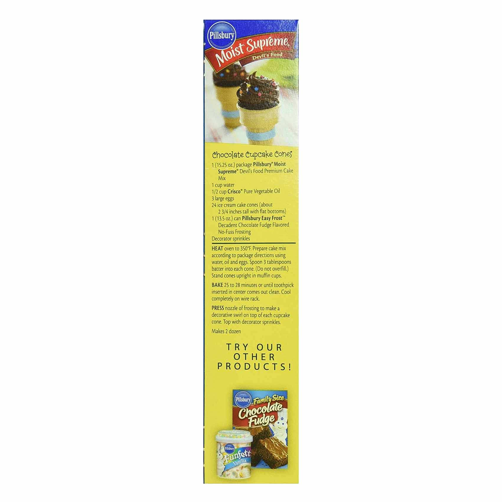 Pillsbury Cake Mix Moist Supreme Devils Food 432 Gram product thumbnail 4