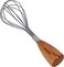 Royalford Egg Whisk, 19cm Stainless Steel Egg Beater, Rf10659 Hand Whisk With Wooden Handle Balloon Whisk Shape Strong Springy Wires For Easy Whisking, Multicolor