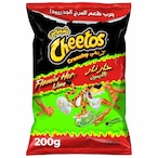 Buy Cheetos Crunchy Flamin Hot Lime Cheese Flavoured Snacks 200g in Saudi Arabia