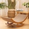 Cloud Corrugated Paper Reclining Cat Scratching Post Wear-Resistant and Scratch-Resistant Cat Sofa, Reclinable Cat Nest
