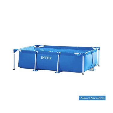 Intex Rectangular Frame Pool 260 x 160 x65 Cm Age 6+
