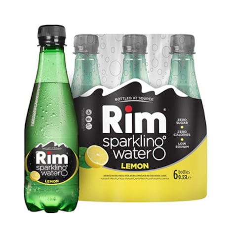Rim Lemon Sparkling Water 330ML X Pack Of 6