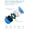 Electra Water Resistant Portable Mini Sound Speaker with Mini Suction Cup, Blue