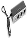 Generic - Usb Car Charger With Triple Lighter Socket