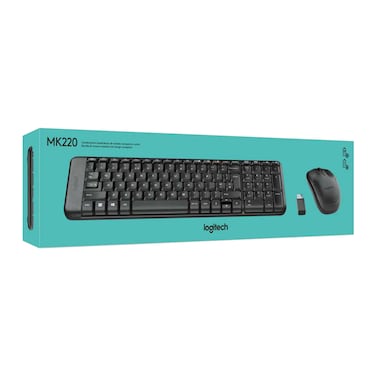 Logitech Compact Wireless Keyboard And Mouse Combo MK220