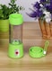 Generic Portable Electric Smoothie Blender Juice 380Ml Zk1623401 Green/Clear