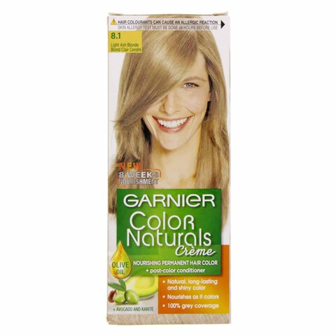 Garnier Color Naturals Creme Hair Color - 8.1 Light Ash Blonde