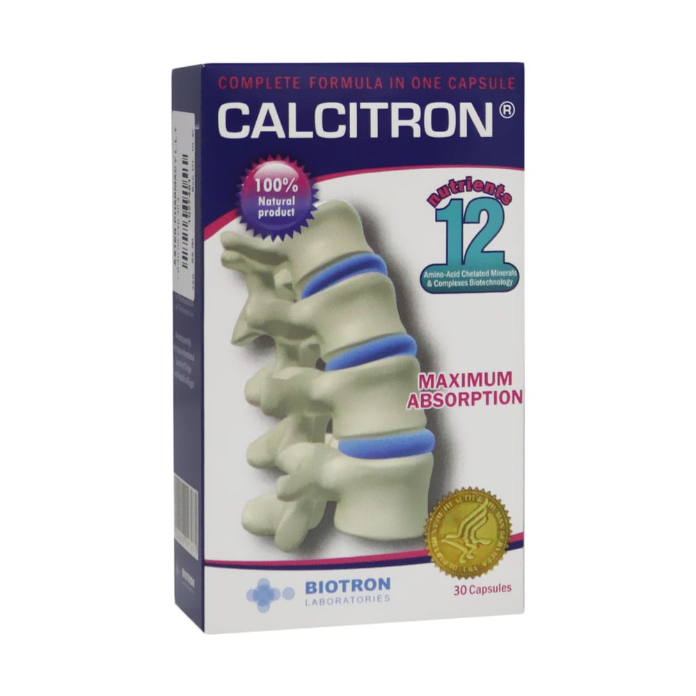 Buy Calcitron Cap 30's Online | Carrefour UAE