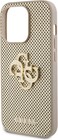 CG Mobile Guess Perforated PU 4G Glitter Case For iPhone 15 Pro Max (Gold)
