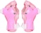 Top Gear TG 9006 Skate Shoes With Protection Set, Pink/White