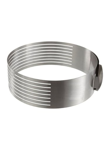Generic Cake Layer Ring Slicer Silver