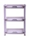 ROYALFORD 3 Layer Rectangle Rack Pink 30x20x53centimeter
