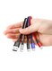 4-In-1 Charging Cable 1200millimeter BLACK