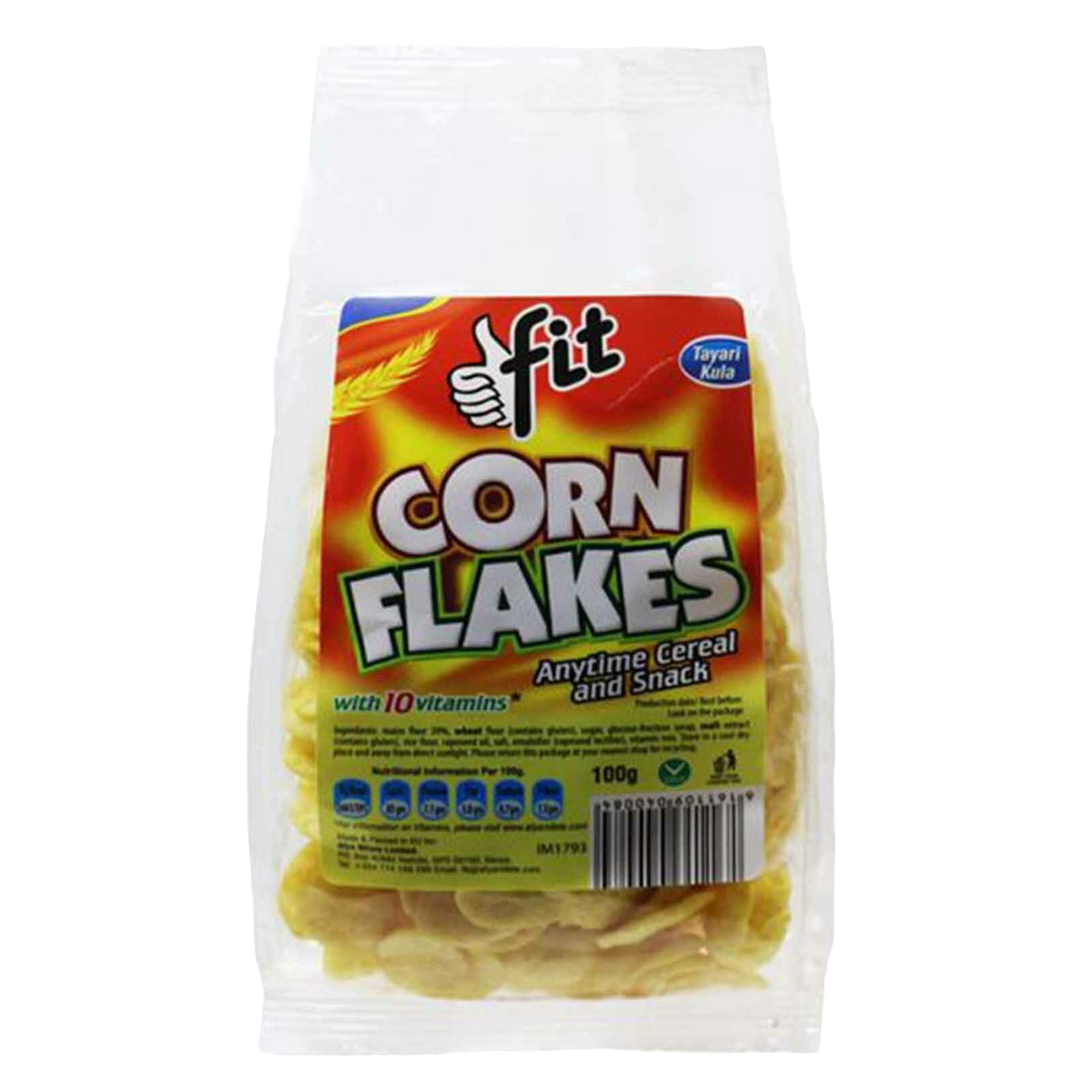 Fit Cereal Corn Flakes 100G