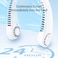 Generic Hands-Free Neck Fan, Leafless Neck Fan 3 Speeds Adjustment - Wearable Leafless For Women Men Office Weeding Camping Sports Travel Outdoor