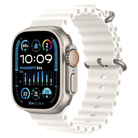 Apple Ultra 2 LTE 49mm Titanium White Ocean Band