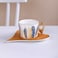 Luxury Ceramic Angel Handle Cup And Saucer European Coffee Mug Home Afternoon Tea Cup