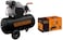 BLACK+DECKER Air Compressor With 50L Tank + 6 pcs Air Tools Kit - BD205/50 + KIT-6