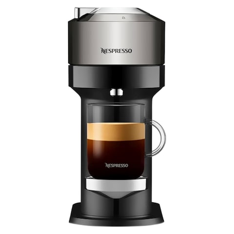 Nespresso Vertuo Next Coffee Maker GCV1 Deluxe Dark Chrome 1.1L