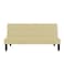 In House Yoomi 2 In 1 Sofabed Velvet Upholstered - Dark Ivory