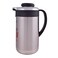 Sonashi 1.5L Vacuum Flask For Hot And Cold Beverages High Quality Stainless Steel Body with Double Wall Insulation Unbreakable Flasks with Big Mouth SVF-1500 Silver/Black 1.5Liters