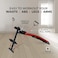 Sky Land Fitness Curved Sit-Up Bench With Leg Support, Multi-Functional Gym Equipment, Abs &amp; Abdominal Workout Exercises And Decline Full Body Workout With Training Resistance Ropes Em-1856