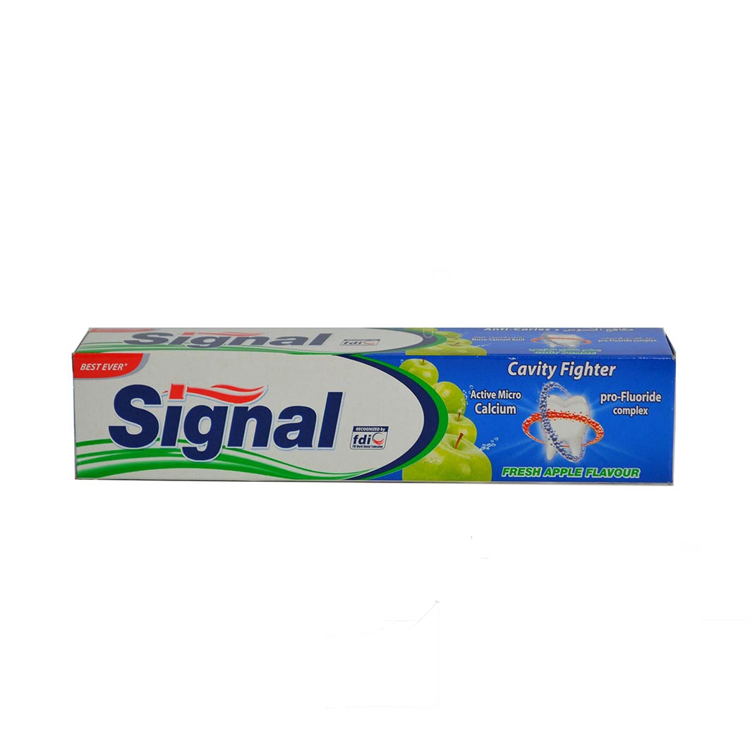 Signal cavity fighter toothpaste with fresh apple flavor 120ML