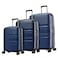 Eminent KH16 3Pcs Hard Casing Luggage Set Aqua Blue