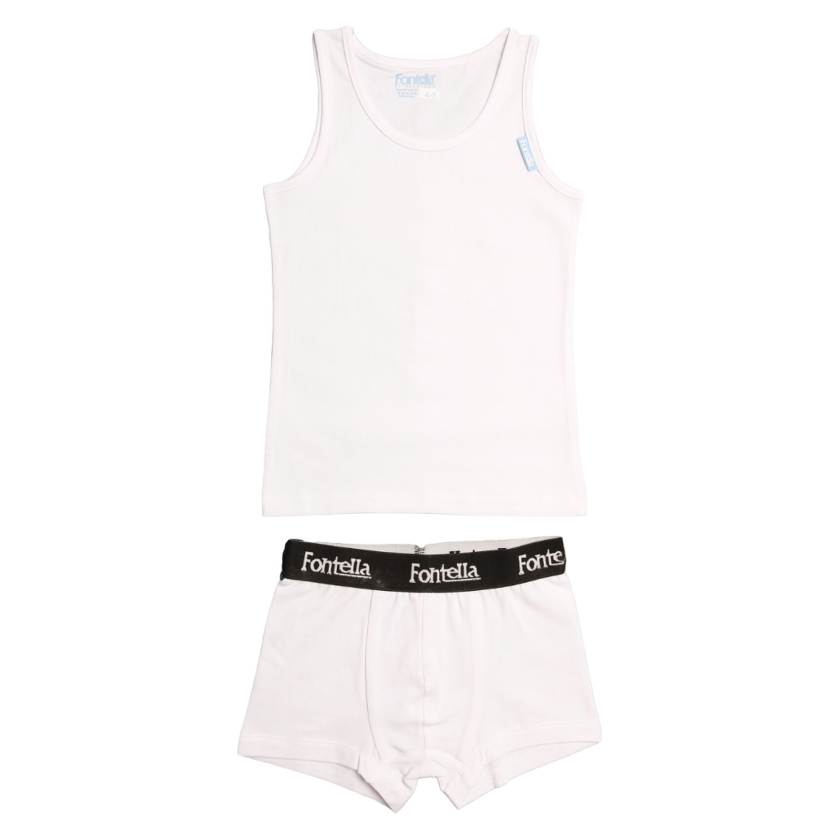 800107 Buy Fontella Cotton Underwear Set for Boy 800107 White 7 Years Online ...