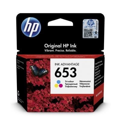 HP 653 Tri-Color Ink Cartridge (3Ym74Ae)