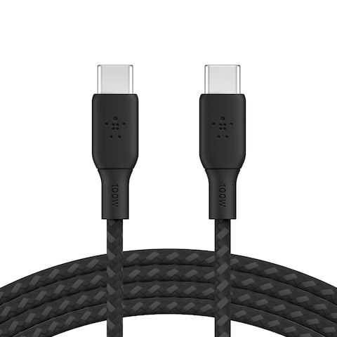 BELKIN Boost Charge USB-C to USB-C Braided Cable 3 Meter - Black