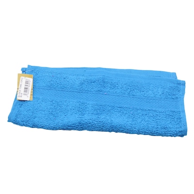 SIL FACE TOWEL 12X12 BLUE