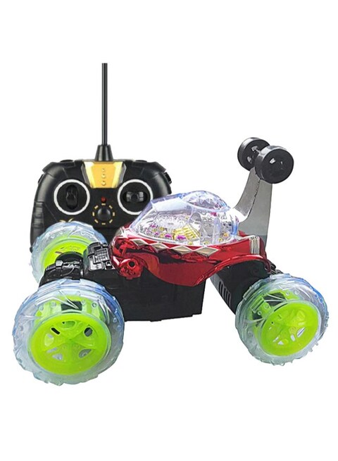 Generic 360-Degree Spin Remote Control Stunt Car Multicolour