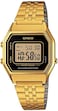 Casio - Casual Watch Digital Display Quartz For Women La680Wga-1D, Gold Band