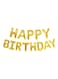 Beauenty Happy Birthday Aluminum Foil Balloon Set