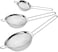 Lavish Mesh Strainer Set Of 3 Stainless Steel Strainers